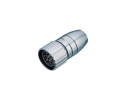 M23 12Pin 連接器、直頭、公頭