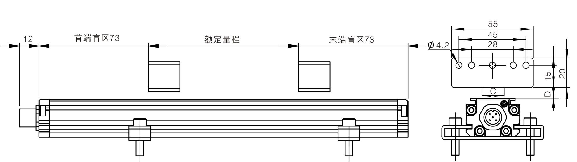 N型 滑塊磁鐵